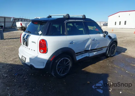 2014 Mini Countryman Cooper S z USA, uszkodzony, nr VIN WMWZC3C59EWP28747